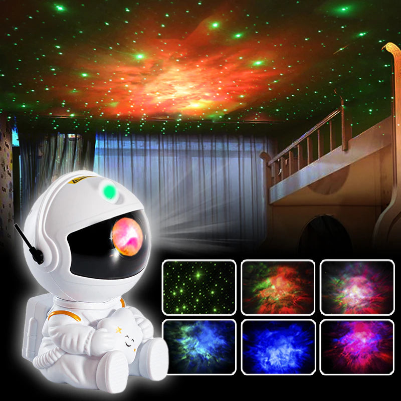 2023NEW Astronaut Projector Starry Sky Galaxy Stars Projector Night Light LED Lamp for Bedroom Room Decor Decorative Nightlights